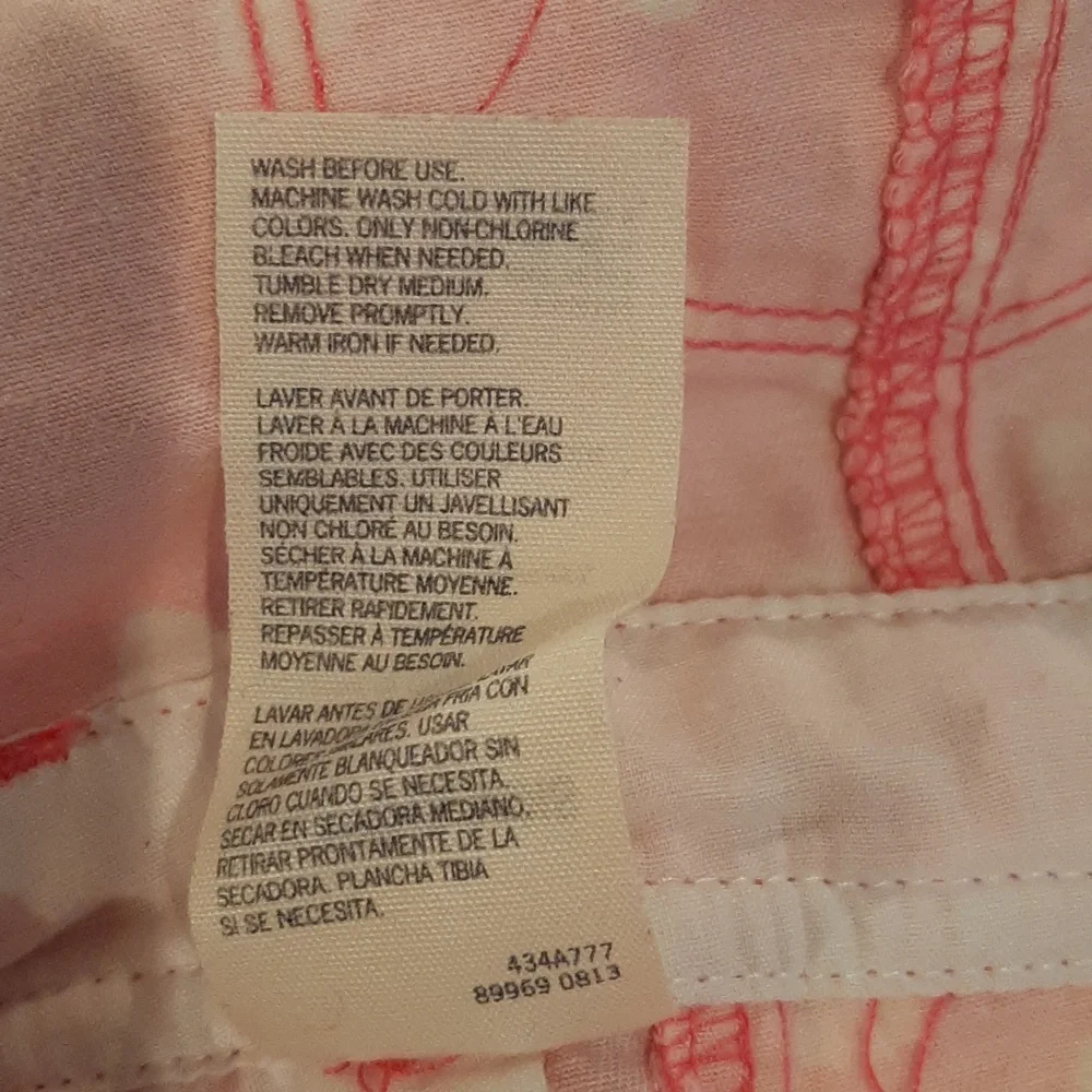 OshKosh B'gosh 18 Months Pink Overalls with White Hearts